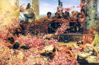 黑利阿迦八魯斯的玫瑰 油画 油画 手绘 手绘油画 装饰画