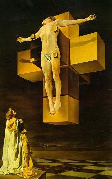 耶稣钉死在十字架上_油画_油画_手绘_手绘油画_装饰画