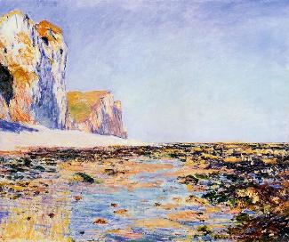 Beach and Cliffs at Pourville_ Morning Effect