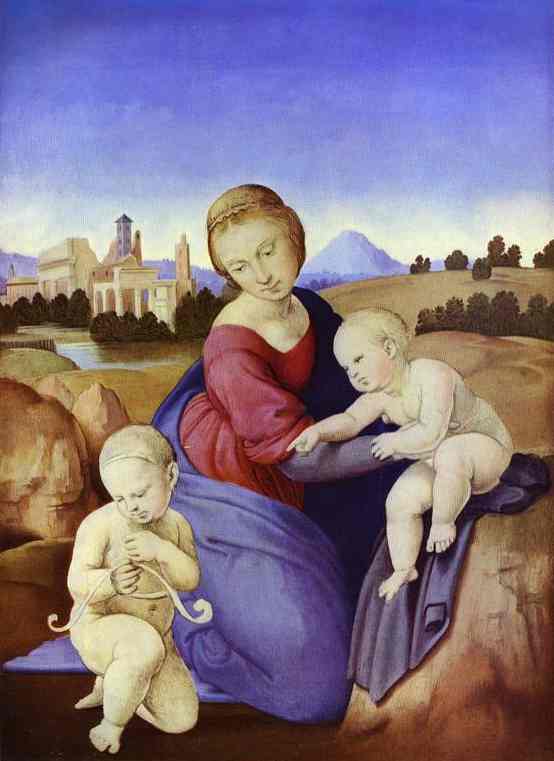 圣母和孩子 手绘油画