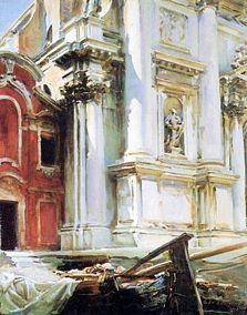 威尼斯的教堂油画